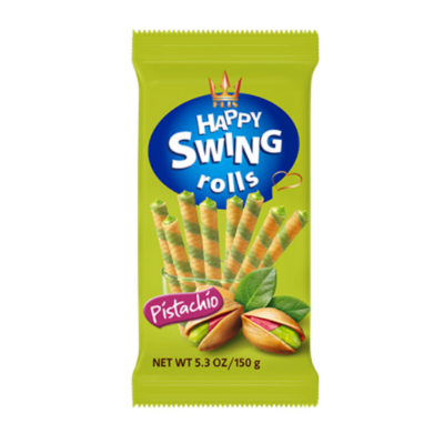 Happy SWING - PISZTÁCIA ízű krémmel töltött ostyarúd