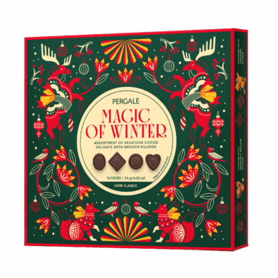 Pergalé MAGIC OF WINTER - Étcsokoládé 114g