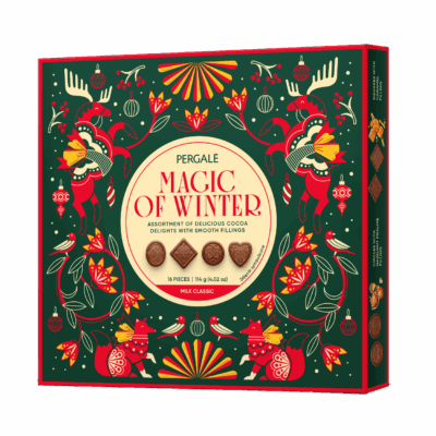 Pergalé MAGIC OF WINTER - Tejcsokoládé 114g