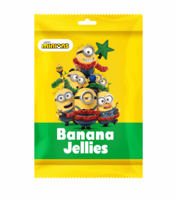 Pergalé MINIONS – Banán ízű zselés édesség 150g