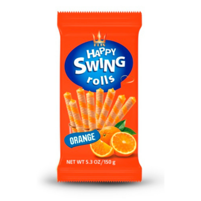 Happy SWING - NARANCS ízű krémmel töltött ostyarúd